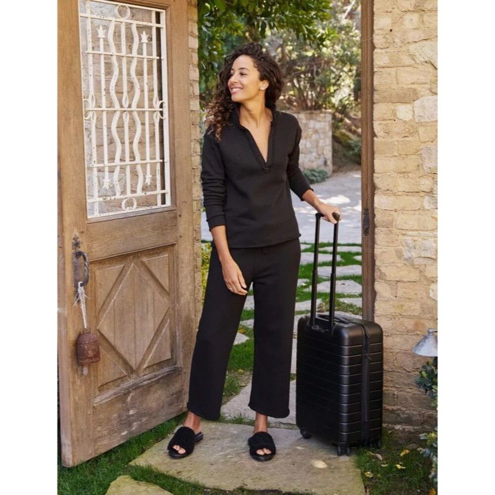 Frank & Eileen Carmel Travel Set Triple Fleece Combo Black Small MSRP $296